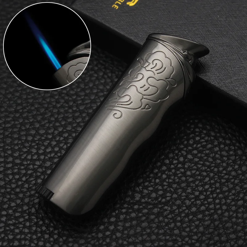 

BD Creative Metal Lighter Windproof Blue Flame Jet Turch Lighter Cute Lighters Girly Weed Accessories Woman Dropship Suppliers