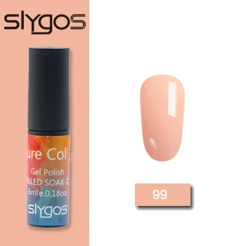 99 SLYGOS 6 мл УФ-гель для ногтей Топ УФ Led гель Осенняя Серия Тыква трава зеленый шоколад цвет Лак удаляющийся замачиванием гель лак - Цвет: 99