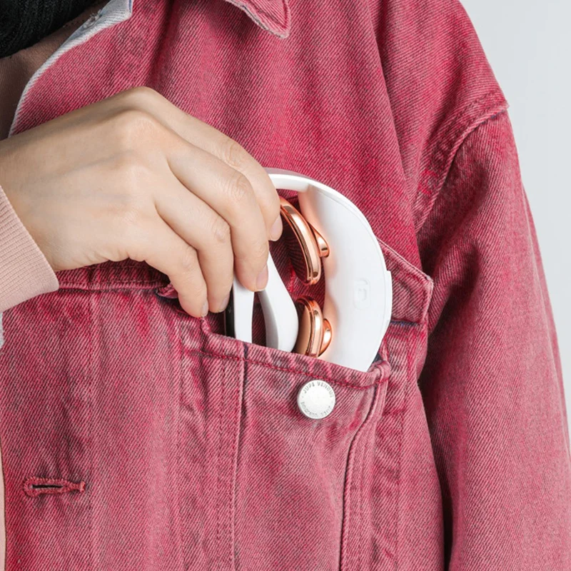 EMS импульсный массажер для шеи с подогревом плечевого массажа зарядка через USB