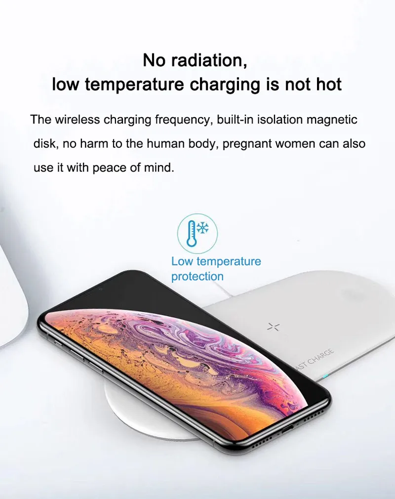3 в 1 лучшее Беспроводное зарядное устройство для Iphone и Apple Watch 4 Airpods 10 Вт быстрая Беспроводная Накладка для iPhone 11 PRO X XR 8 samsung note 10