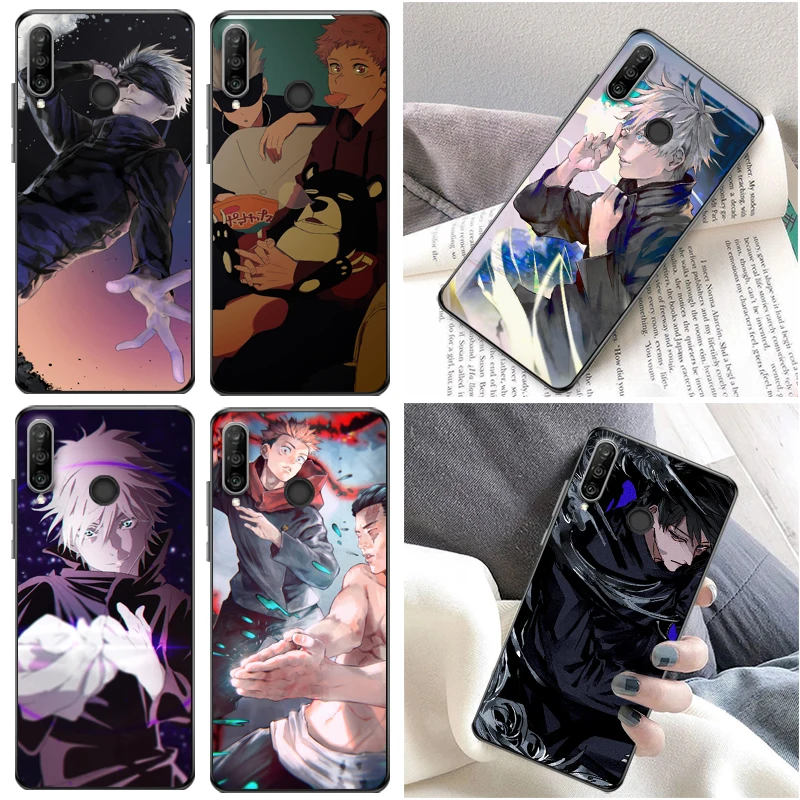 

Jujutsu Kaisen Fushiguro Megumi Sukuna Yuji Itadori Satoru Gojo Phone Case For Huawei P30 Pro Lite Carcasa Cases Coque