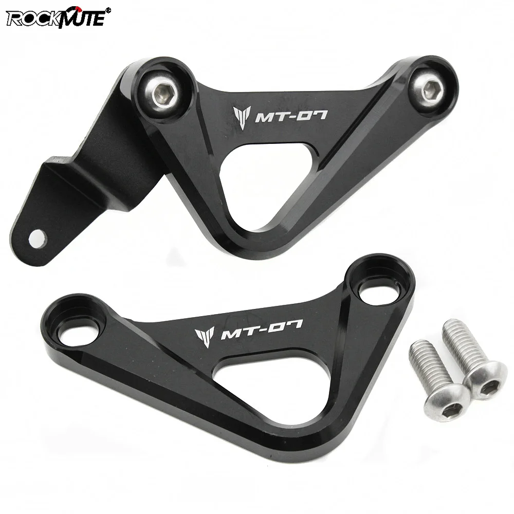 

Задняя подставка для ног мотоцикла, подставка для ног для YAMAHA MT-07 MT07 FZ-07 FZ07 2014-2020, подставка для ног с ЧПУ и левым и правым крючком