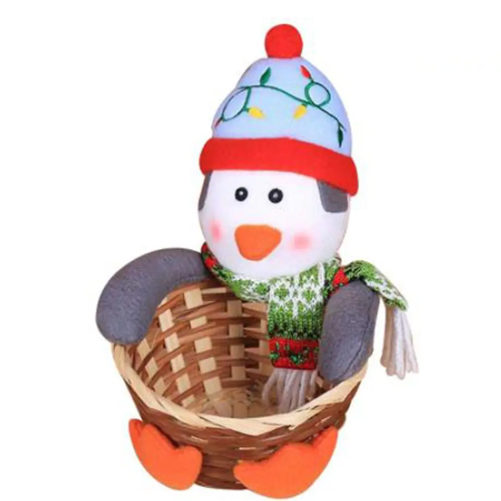 

Storage Basket Merry Christmas Candy Storage Basket Decoration Storage Basket Christmas Decorations Candy Box Party Gift