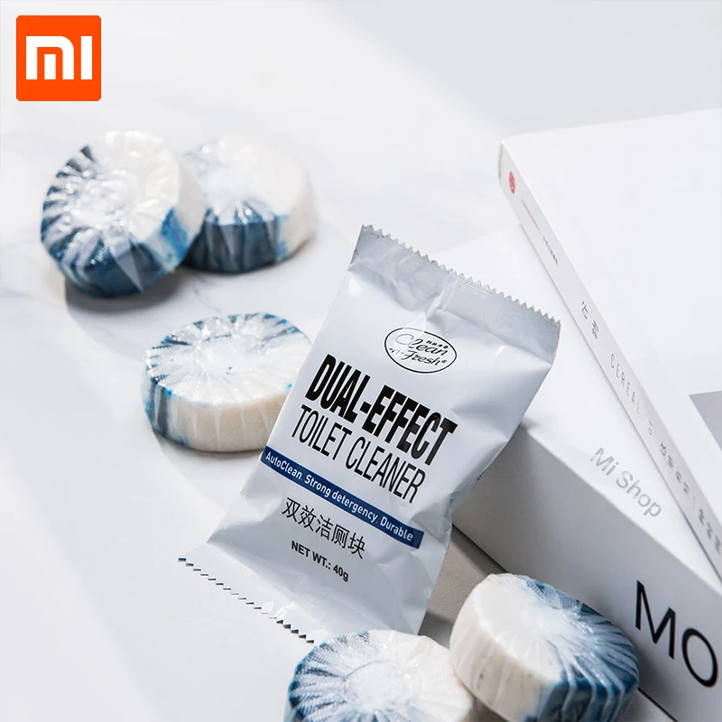 Xiaomi Mijia одноразовые Волшебные автоматические унитаз для очистки помощник ароматный шарик синяя дезодорирующая Чистка пузырьков
