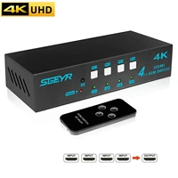 4 port hdmi kvm switch usb 2 0 kvm switch switcher for printer monitor keyboard mouse 4 pcs sharing 1 device 4k30hz switches