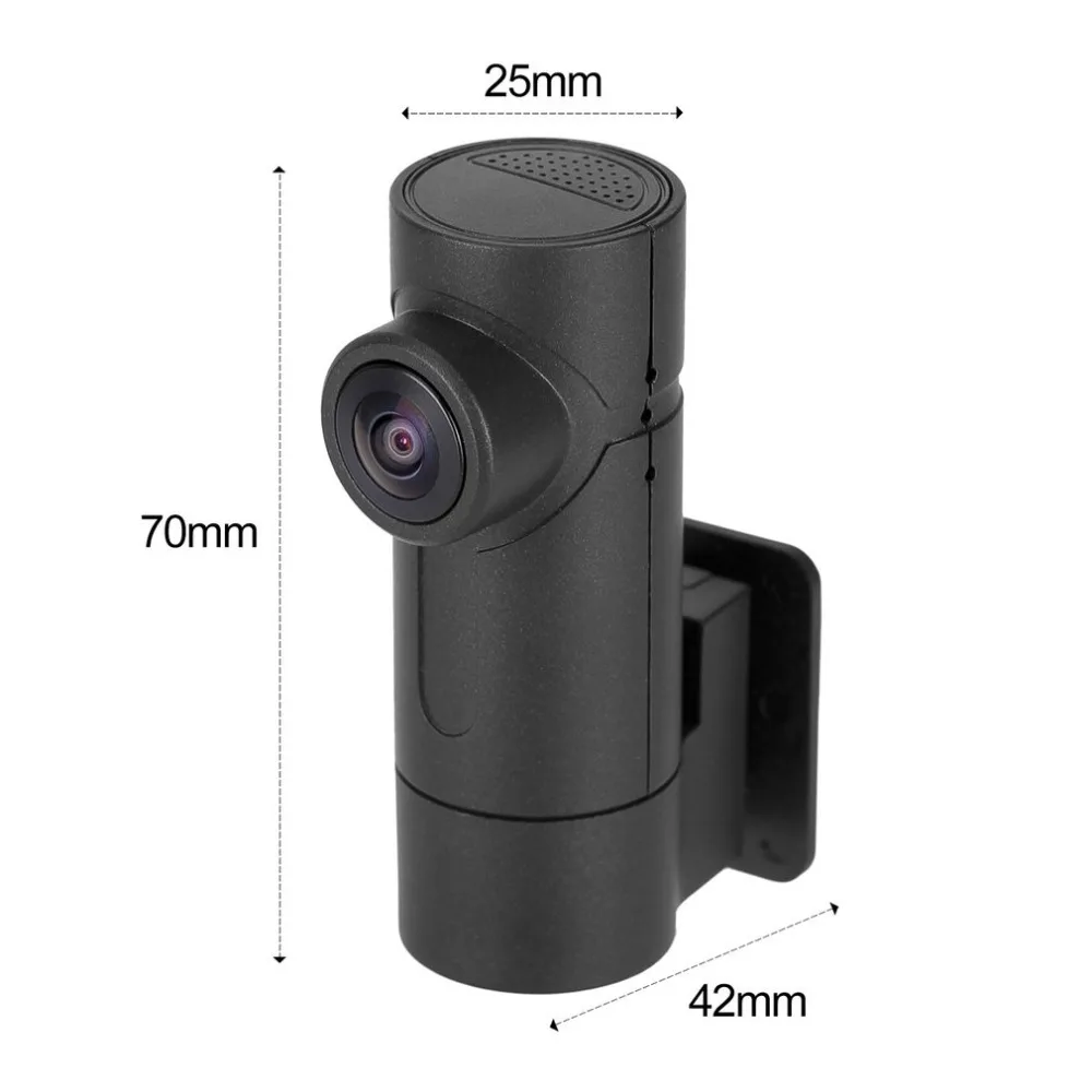 Single Lens 1080P Panorama Driving Recorder 360 Degree Mini Tachograph Camera Support Night Vision Drop Shipping | Автомобили и