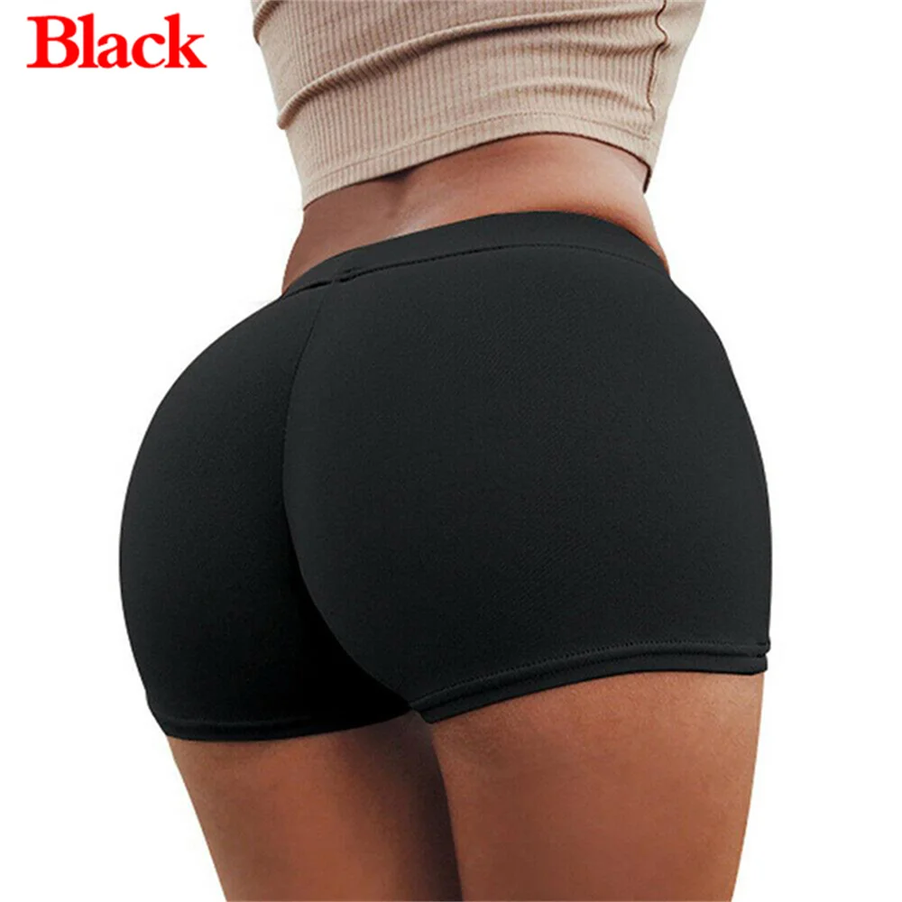 Women Sexy Shorts Push Up Running Gym Safety Pants High Waist Stretch Briefs Soft Underpants Breathable Ladies Panties Large