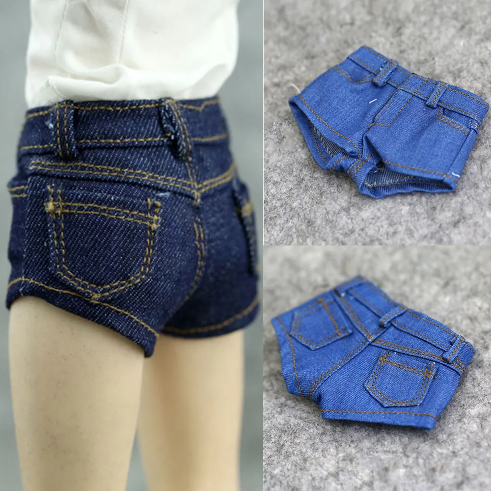 

1/6 Scale Female Figure Accessory BJD 3A FR OB Denim Shorts Ultrashort Sexy Student Hot Pants For 12"Action Figure Body