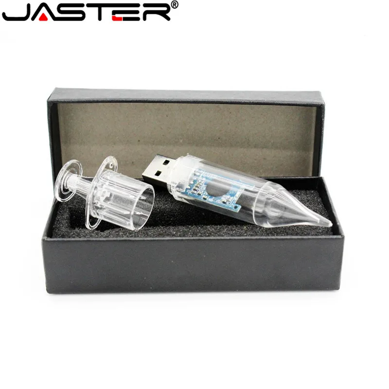 JASTER докторский шприц с коробкой флэш накопитель 4 ГБ 8 16 32 64 128 USB 2 0 U диск карта