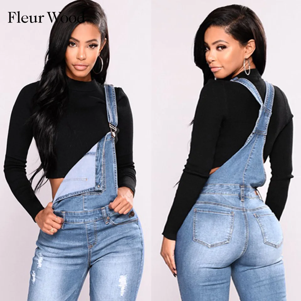 

FLEUR WOOD Jeans Bib Female Slimming Denim Jeans For Women Plus Size Stretch Jeans Female Skinny Jeans pantalones vaqueros mujer