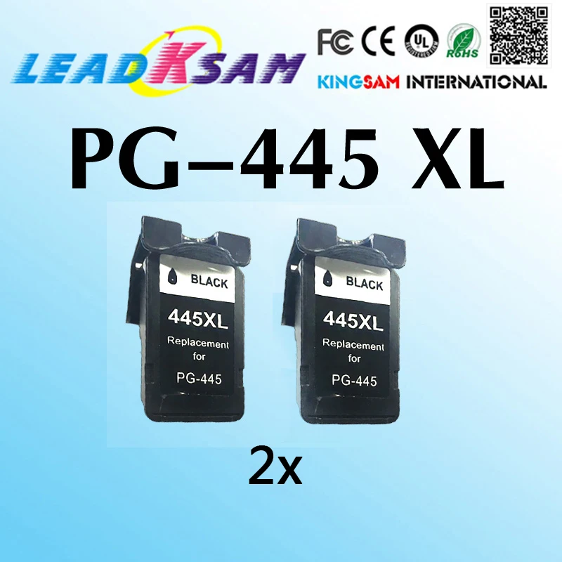 Чернильный картридж PG445 совместимый с canon PG445XL PG 445 Pixma iP2840 MG2440|Чернильные