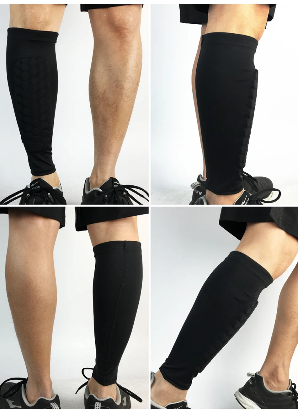 1pcs Honeycomb Shin Guard Professional Football Shields Soccer Legging Shinguards Leg Sleeves Protective Gear Sports Protector
