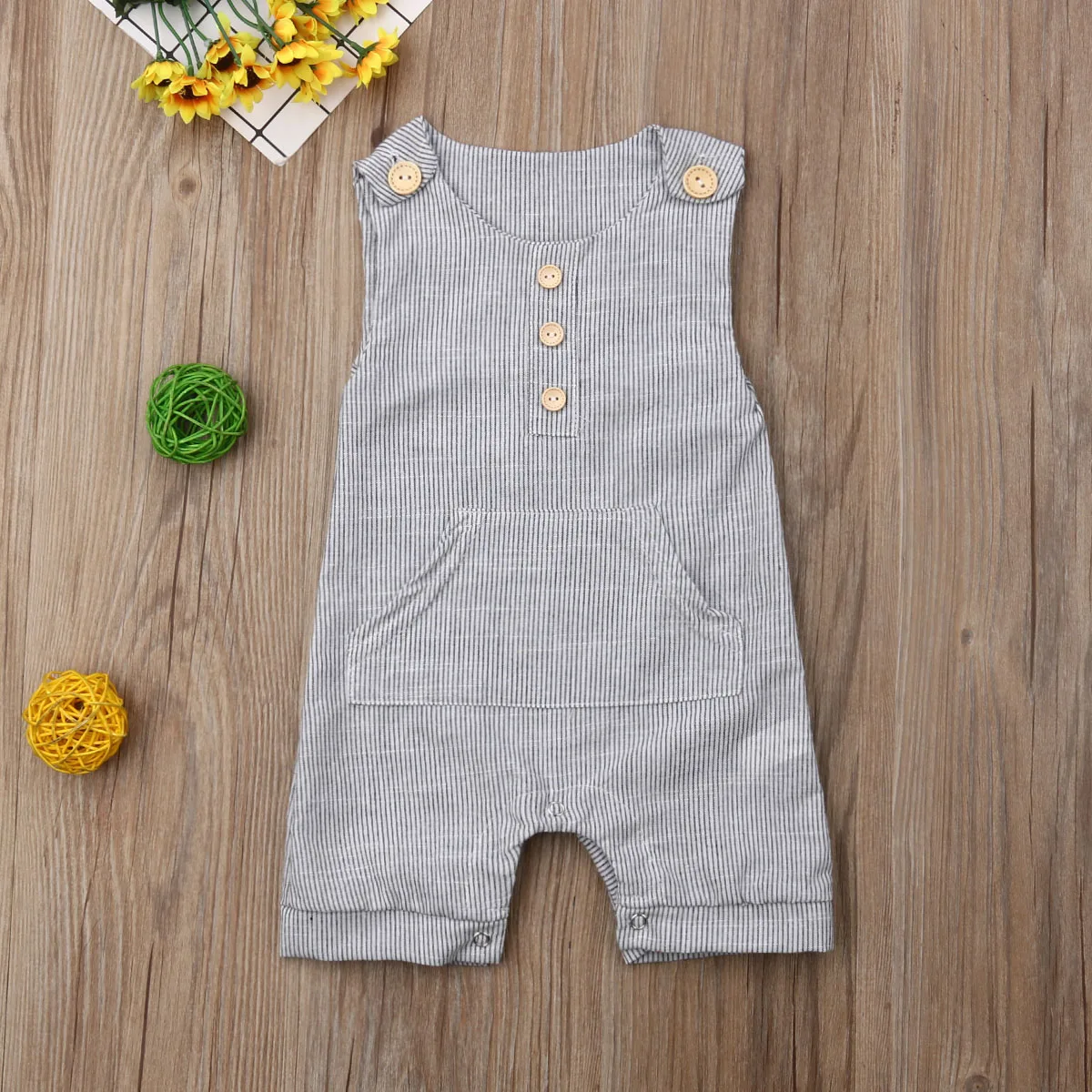 

Fashion Newborn Kids Baby Boy Girl One-Piece Romper Striped Outfit Tops Shorts Pants Summer Jumpsuit
