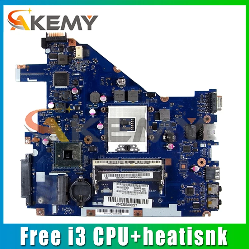

PEW71 LA-6582P For Acer Aspire 5742G 5733Z Laptop motherboard Repalce Acer 5552 5552G LA-6552P Mainboard (Free i3 cpu+heatisnk)