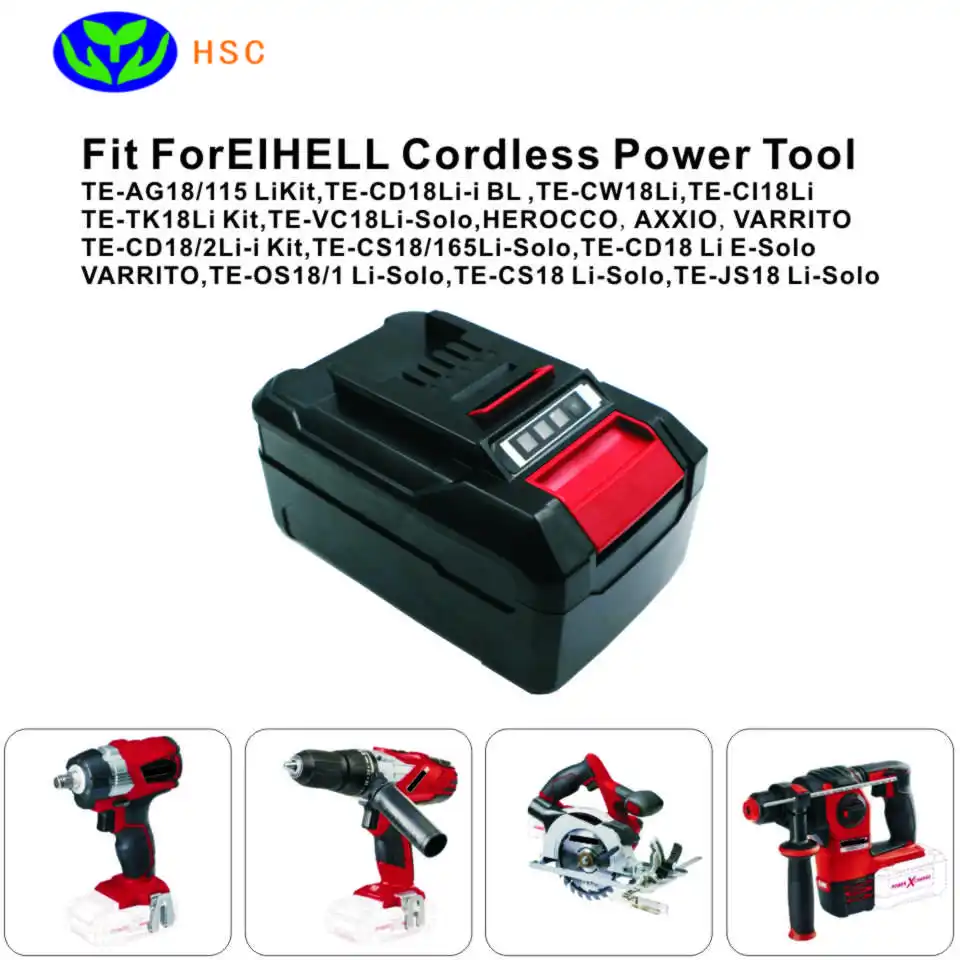 6.0Ah Батарея банк EIN18C2 Li-Ion Батарея 18V Замена для EINHELL 18V Батарея PXBP-300 PXBP-600 PX-BAT52