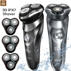 Электробритва Xiaomi, триммер для бороды, беспроводная Мужская машинка для стрижки волос, водонепроницаемость IPX7, быстрая зарядка, ЖК-дисплей, инструменты для бритья лица 5