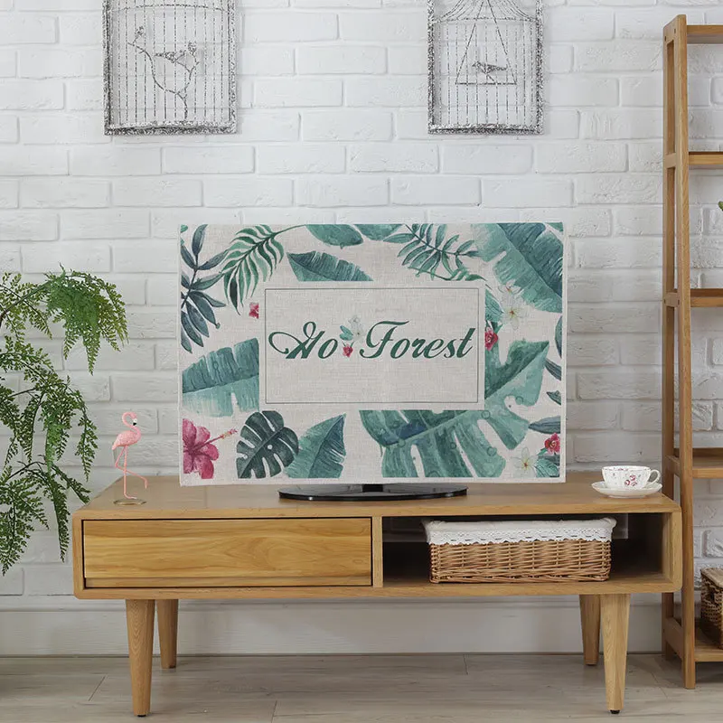 

LCD TV Cover Desktop 55-inch Wall-mounted Curved Fabric Dust Cover Cloth Protective Cover Lcd Tv Screens Flat Screen Tv Set Up