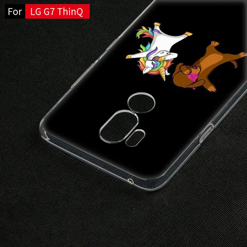 Милый мультяшный чехол с единорогом для LG G5 G6 Mini G7 G8 G8S V20 V30 V40 V50 ThinQ Q6 Q7 Q8 Q9 Q60 W10 W30