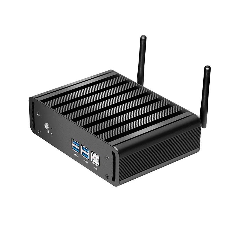 XCY Intel Pentium 4415U безвентиляторный мини ПК с Windows 10 HTPC Офисный Компьютерный HDMI VGA 300