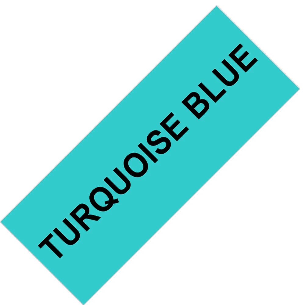 Turquoise Blue Fimax 1 упаковка TZe-FX231 совместимый для Brother P-Touch TZ-FX231 TZeFX231 TZE-631 черный на белом 12 мм для Brother гибкая лента - Цвет: Turquoise Blue