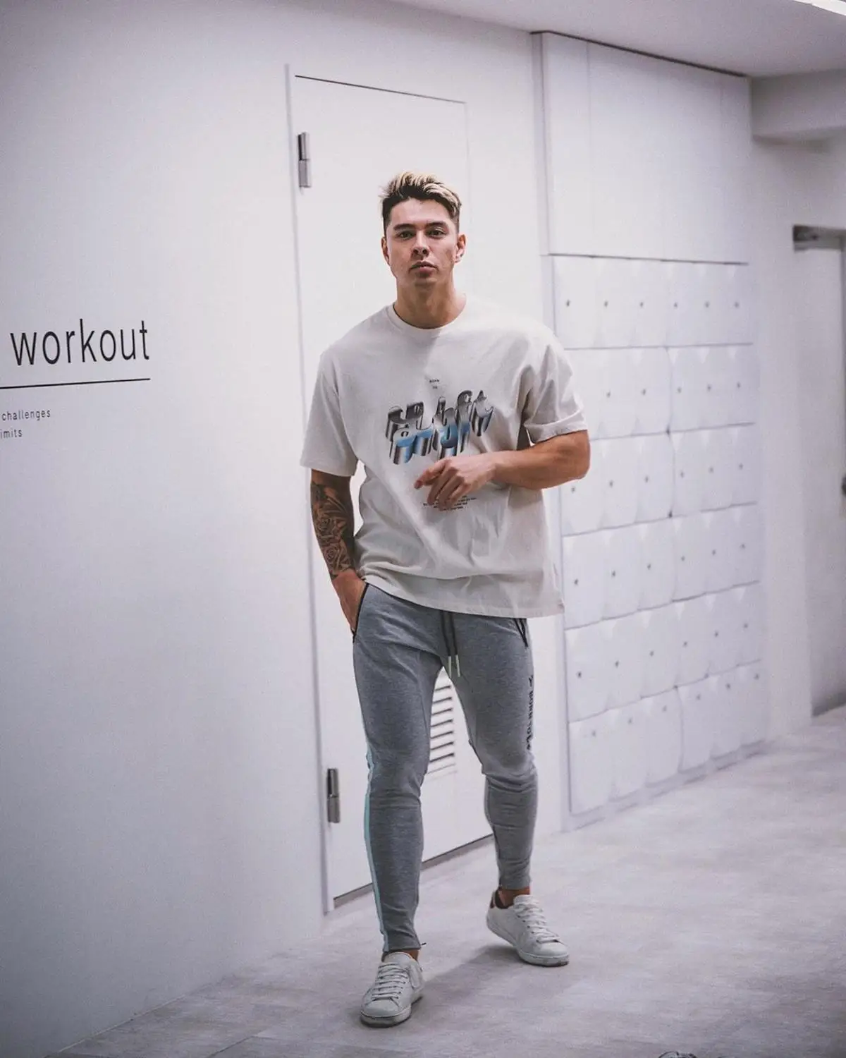 Хлопковая футболка lyft с коротким рукавом для спортзала Мужская Спортивная