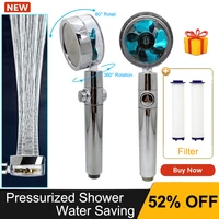 360 degrees rotating shower head high pressure water saving shower head bathroom accessories high pressurized rainfall nozzle