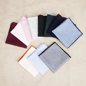 Платок мужской, винтажный, однотонный, розовый