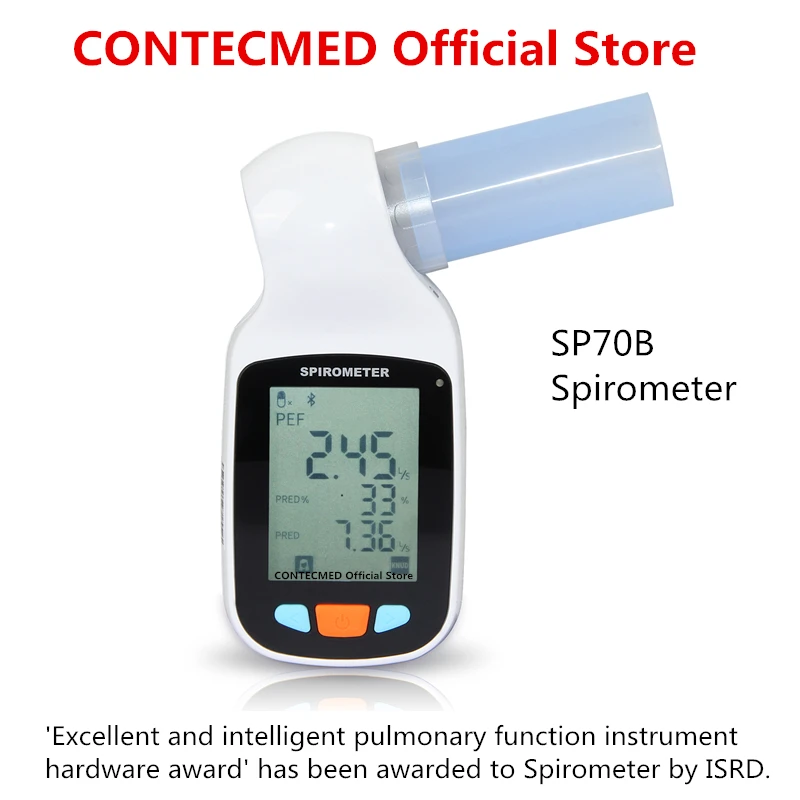 CONTEC SP70B с 1 единицы мундштук цифровой объем легких устройство спирометр функция легочной