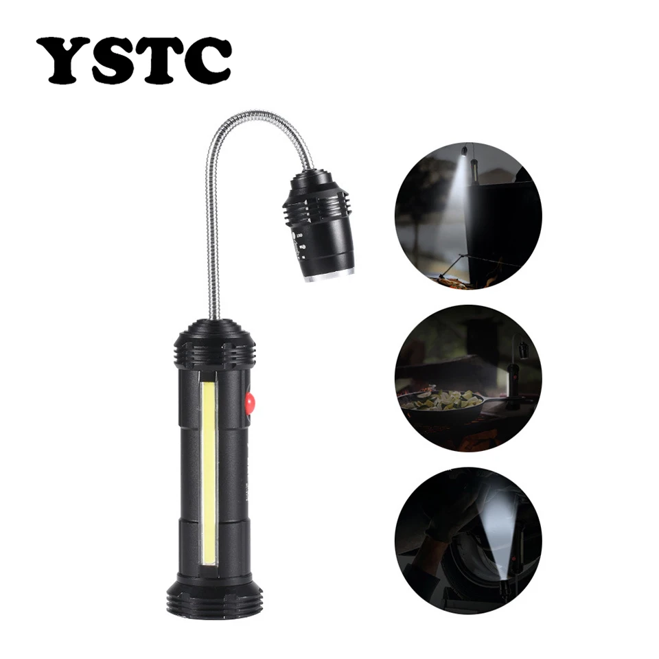 Светодиодная вспышка светильник лампа для барбекю жесткий фонарь T6/COB на