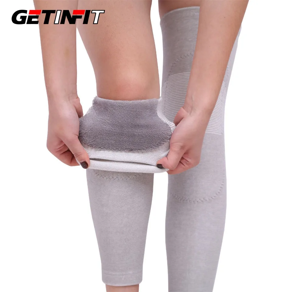 

Getinfit 1Pair Kneepad Calf Leg Knee Pad Warm Support High Elasticity Relieve Arthritis Sports Outdoor Knee Guard Protector Gear