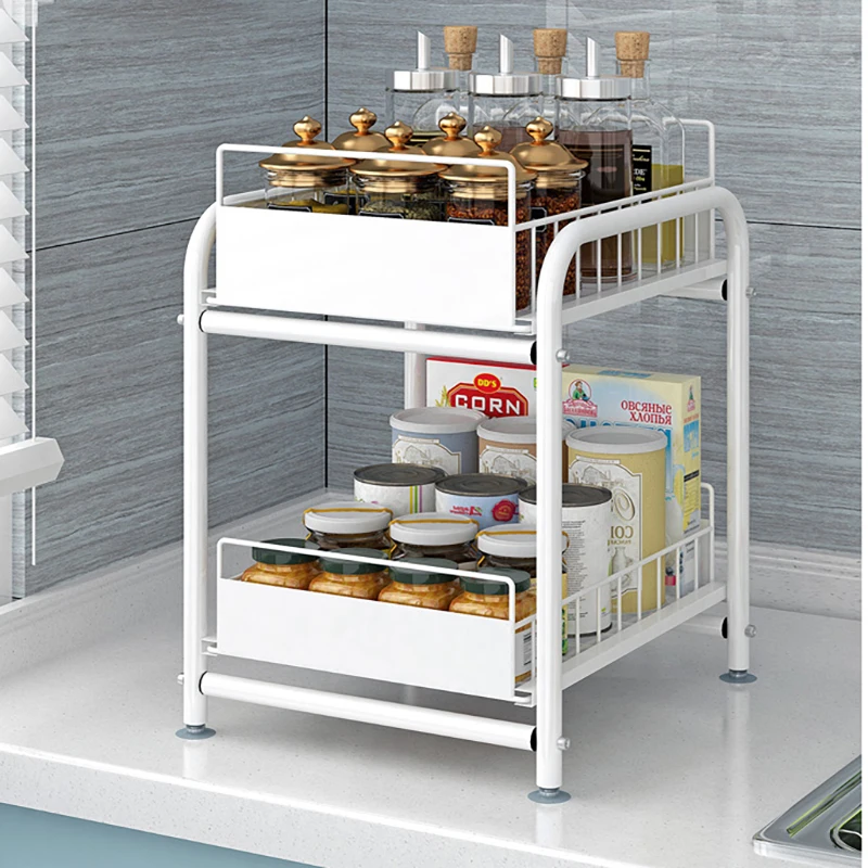 Подставка для хранения NETEL под раковину кухонной столешницы 2-уровневый