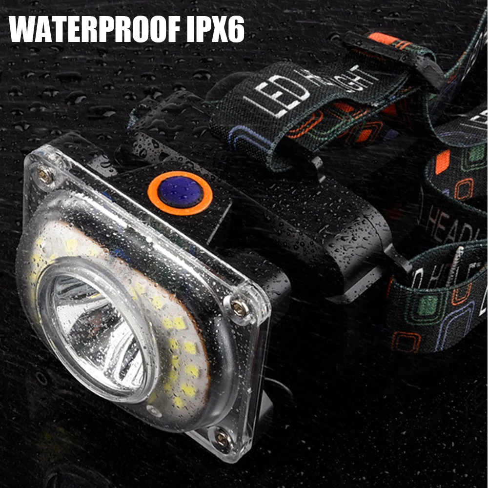 Новинка головсветильник фонарь с светильник Головной зарядкой от постоянного