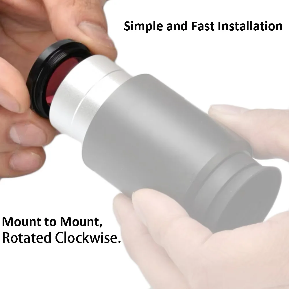 Набор цветных фильтров для окуляра телескопа 6 в 1 25 дюйма/31 7 мм