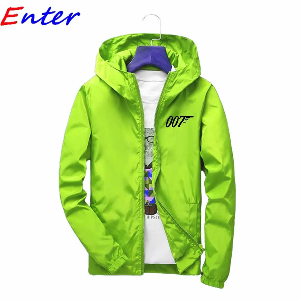 Brand Men's Jacket Hooded Jacket Printed Logo 007 Casual Zipper Sweatshirt Men's Sportswear Fashion Jacket Men's Jacket