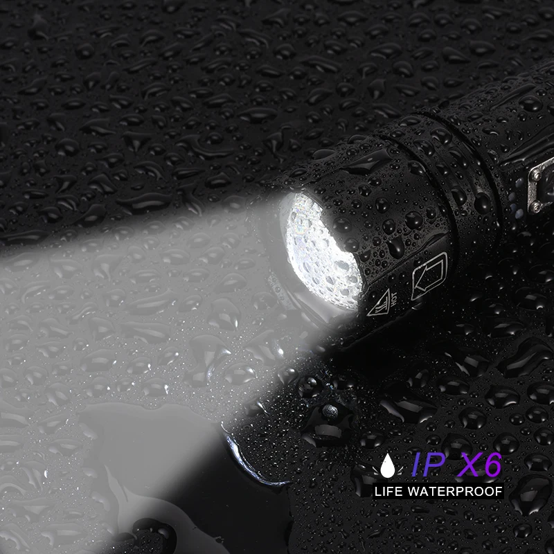 

4000LM P90 led flashlight tactical light 18650 super bright usb rechargeable 3 modes Aluminum shell Field supplies dropshipping