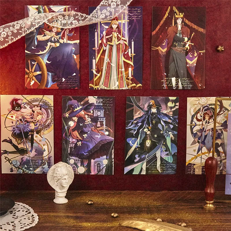 30 шт./компл. бумажная открытка из серии Galaxy Stardust сделай сам аниме-персонажи