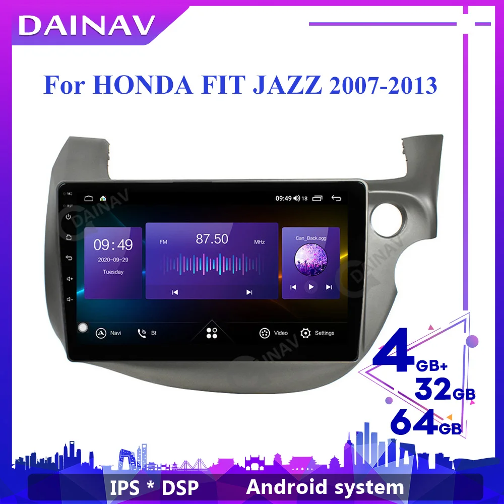 

Автомагнитола 2 Din, Android 2007, для HONDA FIT JAZZ 2013-