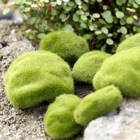 miniature photography shooting background adornment simulation moss false green stone rock lichen for photo studio accessories
