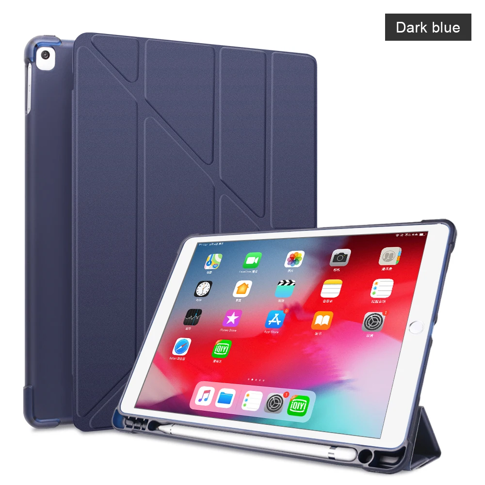Чехол из ТПУ для нового iPad 10 2 дюйма 2019 7 го поколения тонкий мягкий магнитный
