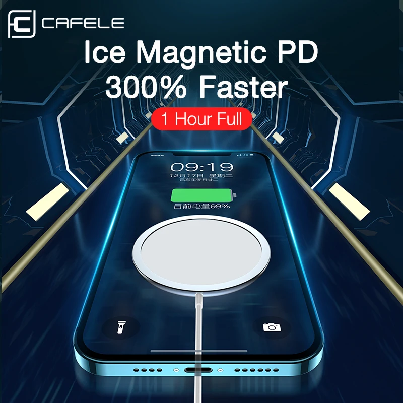 Cafele Qi Magnetic Wireless Charger for iPhone 12 11 Pro Max X Xs 15W Induction Fast Charging For Samsung Xiaomi Huawei |