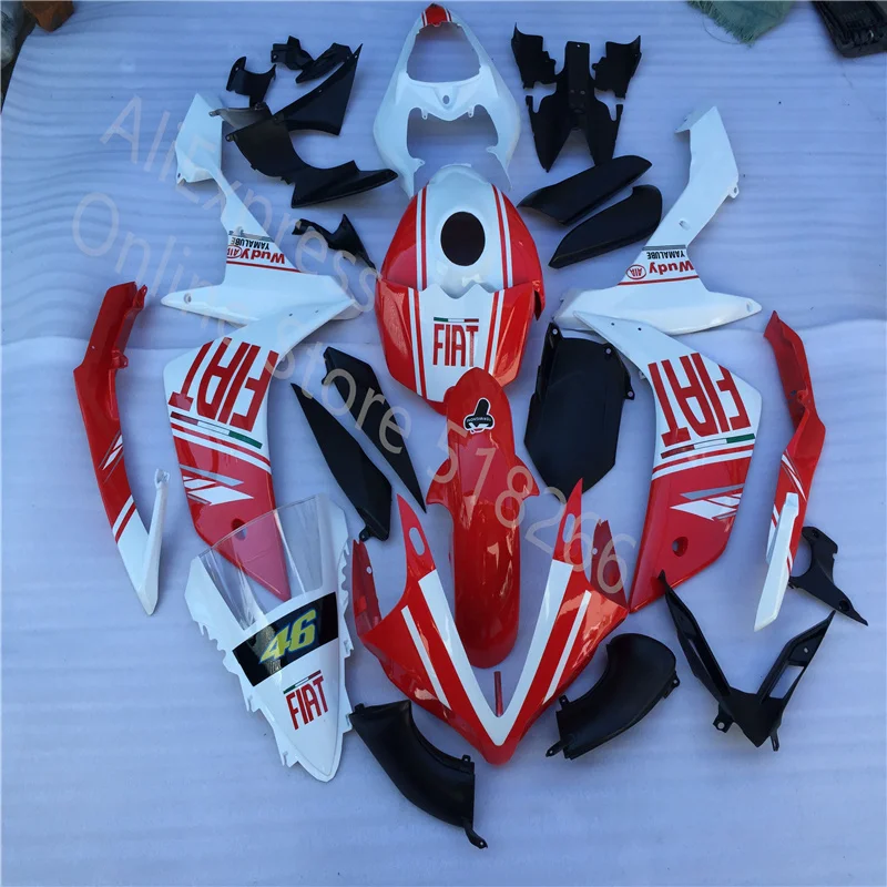 

Высококачественный комплект обтекателей ABS для YZF R1 2007-2008 обтекатель YZF R1 07 08 красный белый черный комплект обтекателей