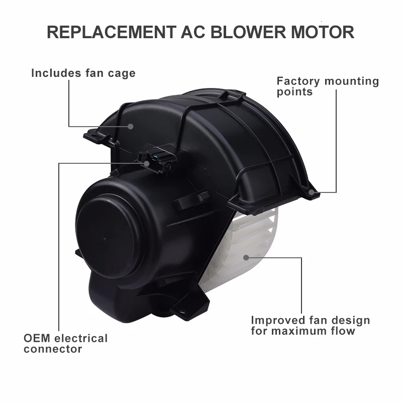 HVAC A/C Heater Blower Motor Fan Replaces 700262 /7L0820 021Q/ 4L1-820-021-B For Volkswagen Touareg 2004-2010 Audi Q7 2007-2015 |