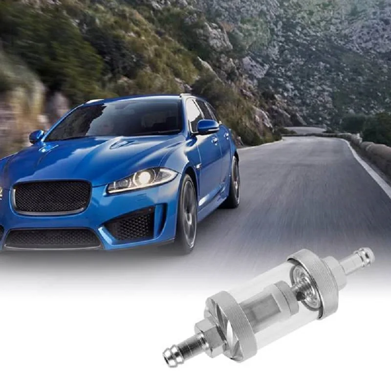 Универсальный хромированный стеклянный топливный бензиновый двигатель для