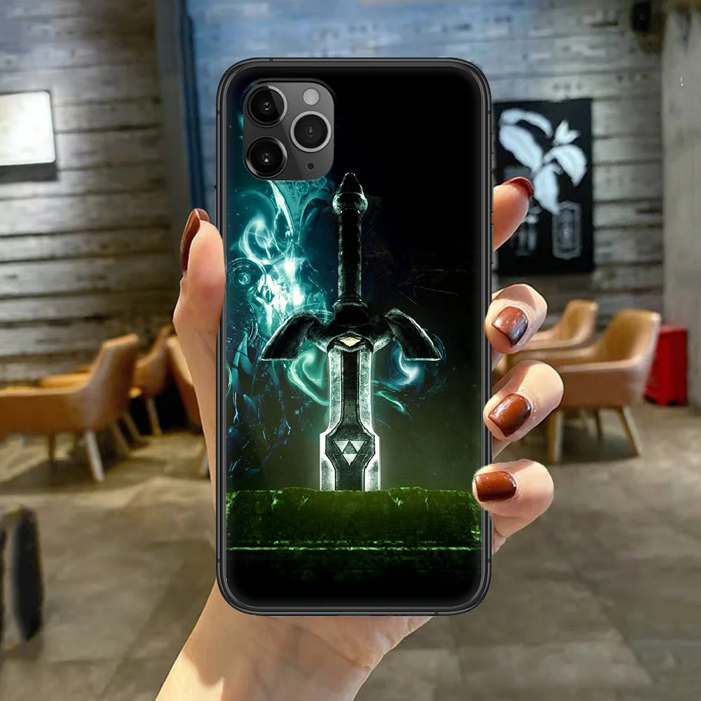 

Adventure game The Legend of Zelda Phone Case Cover For Iphone 5 5S 6 6S PLUS 7 8 11 12 Mini X XR XS PRO SE 2020 MAX black Prime