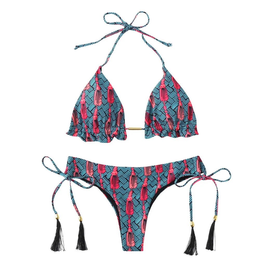SAGACE модный сексуальный купальник бикини для женщин с принтом Раздельный