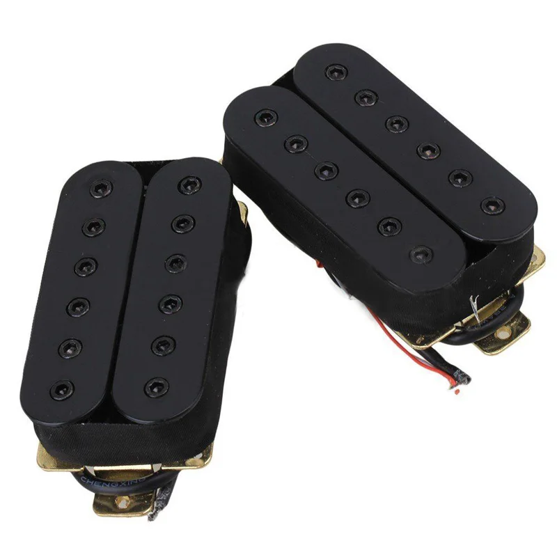 

Set Of 2 Double Coil For Humbucker Electric Guitar Bridge Neck Pickup Sets