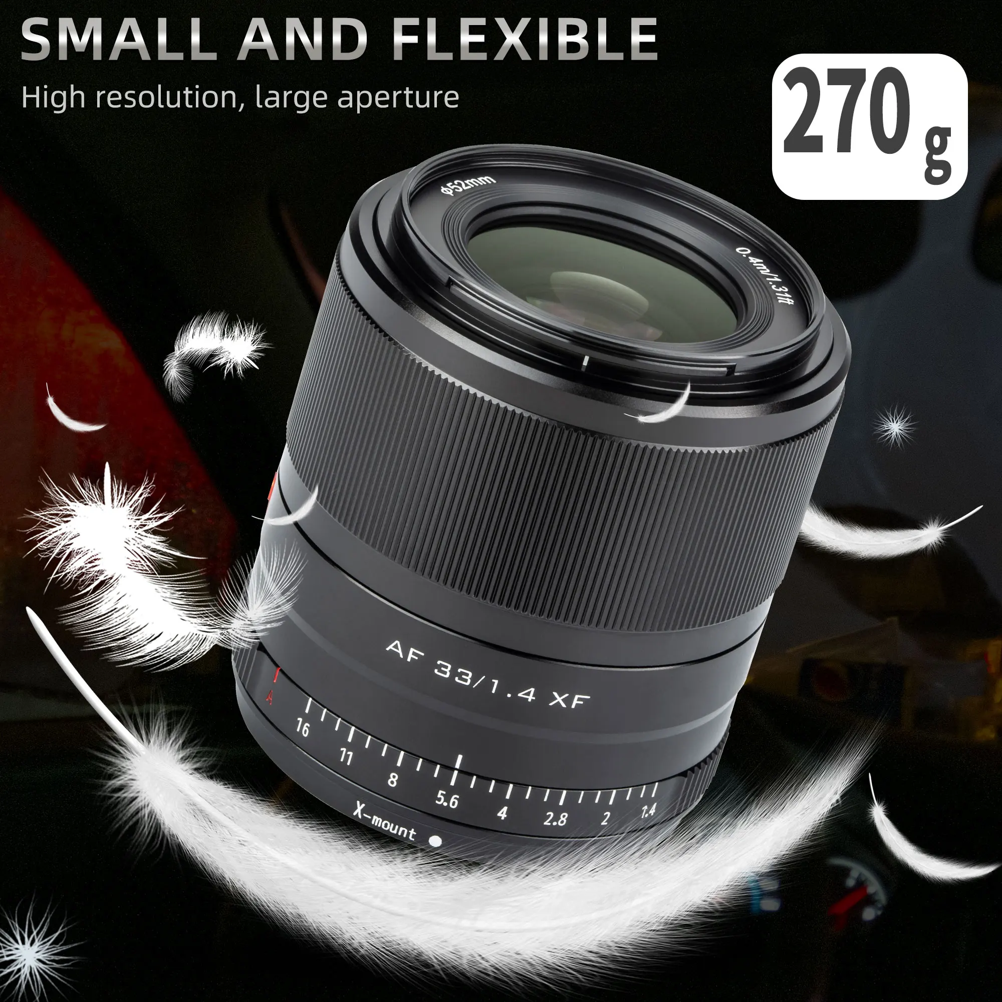 Viltrox 33 мм F1.4 XF автоматическая фокусировка портретный объектив с широкой