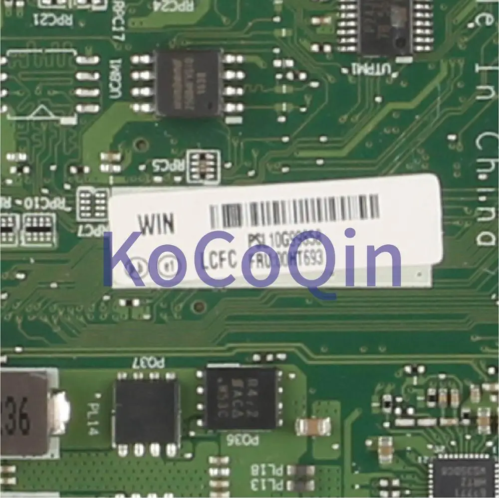 KoCoQin 00HT693 материнская плата для ноутбука LENOVO Thinkpad L450 I7-5500U AIVL1 NM-A351 216-0856030 |