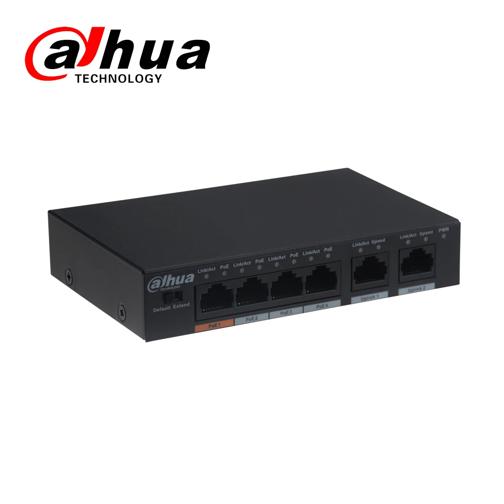 Сетевой видеорегистратор Dahua 4ch коммутатор питания через Ethernet DH S1500C 4ET2ET DPWR 4CH с 250 м