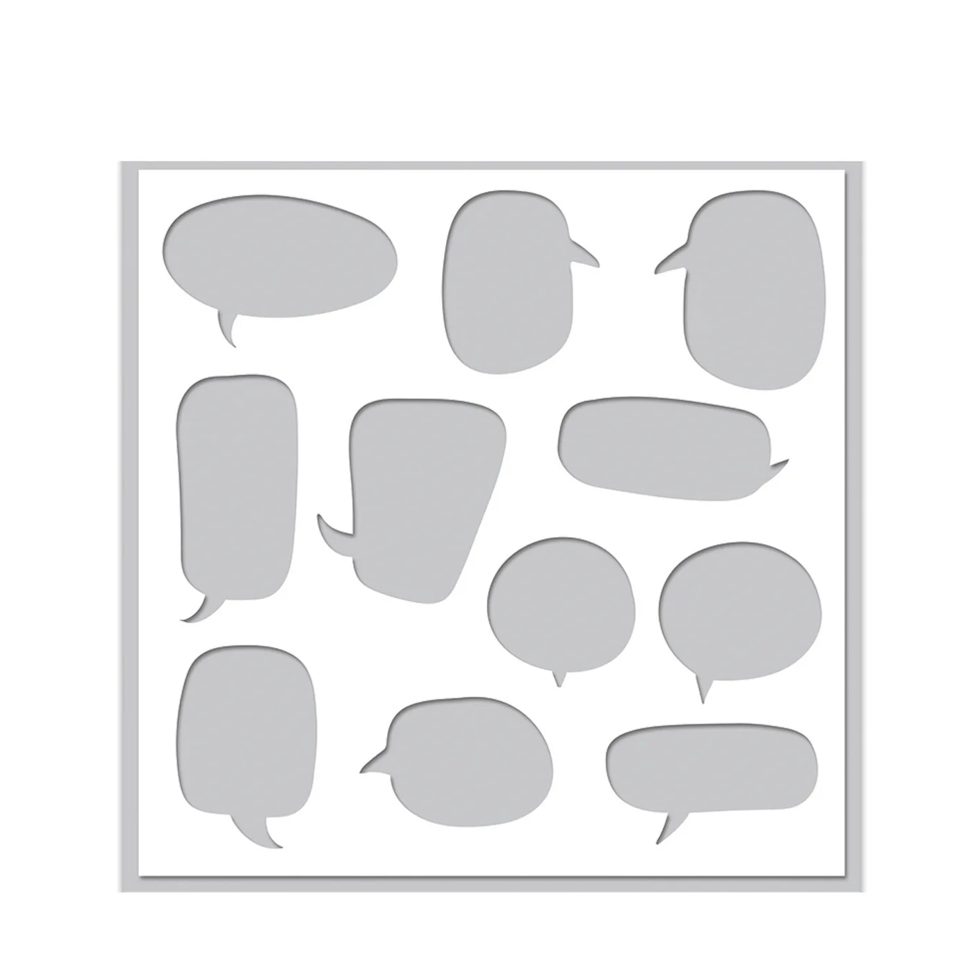

Dialog Box Cutting Dies & Stamps & Stencil Scrapbook Dariy Decoration Stencil Embossing Template DIY Greeting Card Handmade